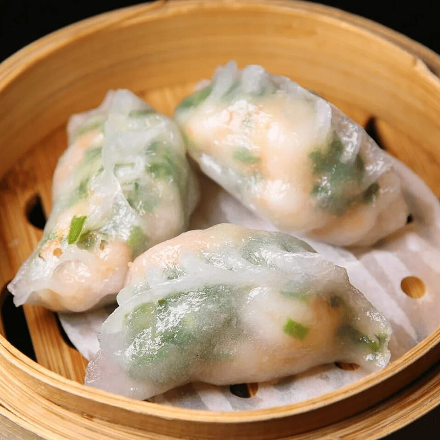 Get Dim Sum-Steamed Shrimp and chives Dumpling 3pcs 1 each Delivered ...
