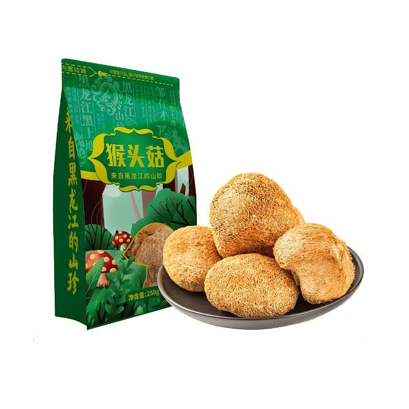 Organic Limewood Monkey Head Mushroom 250g 250 그램