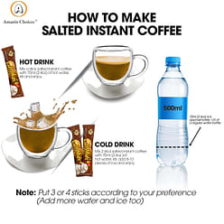 Himalayan Pink Salt Instant Coffee 216gr,12 Stick 32 box