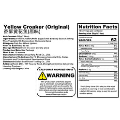 Sea Fortune Yellow croaker Seafood snack 200 g