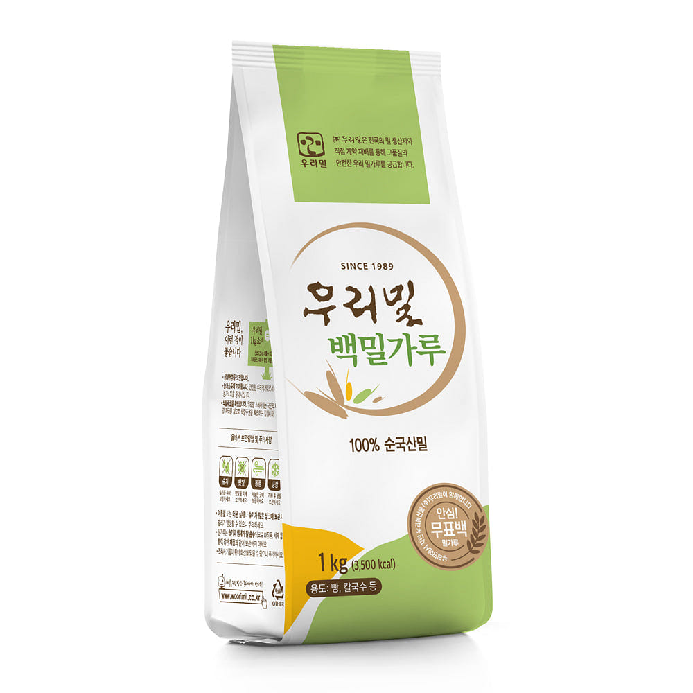 Woorimil Korean White Wheat Flour 1Kg 1 ส่วน