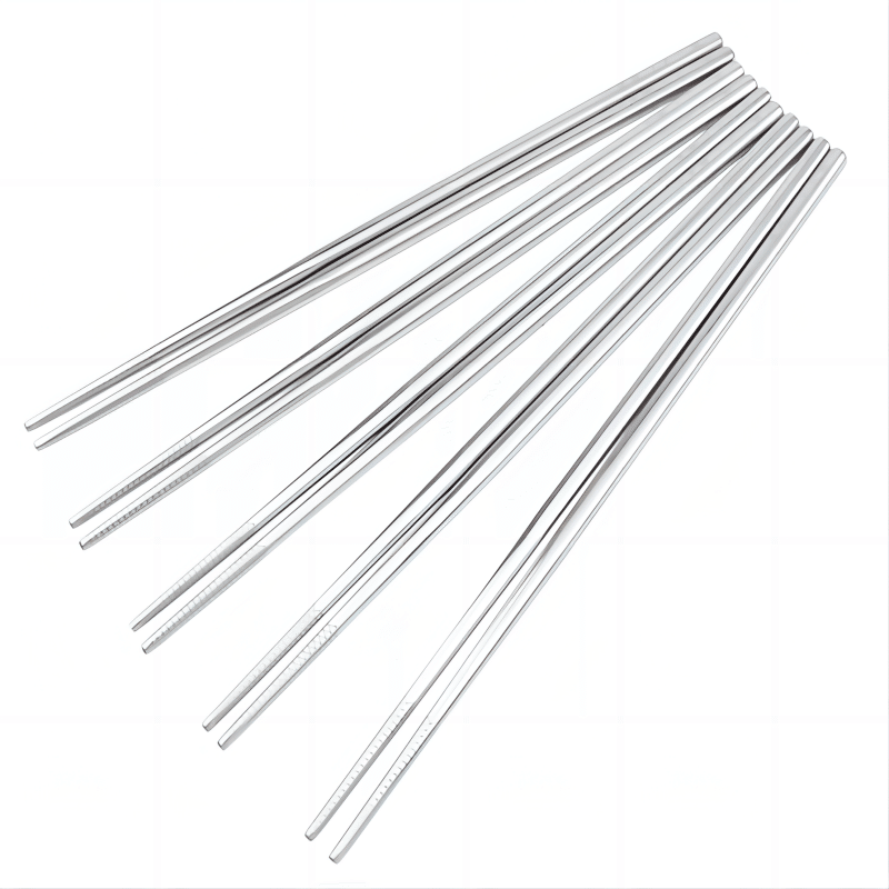 Qing Exhibition 24cm Auspicious Five Pairs Platinum Chopsticks 1 개입