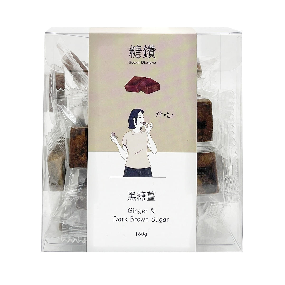SUGAR DIAMOND Ginger & Dark Brown Sugar 160 그램