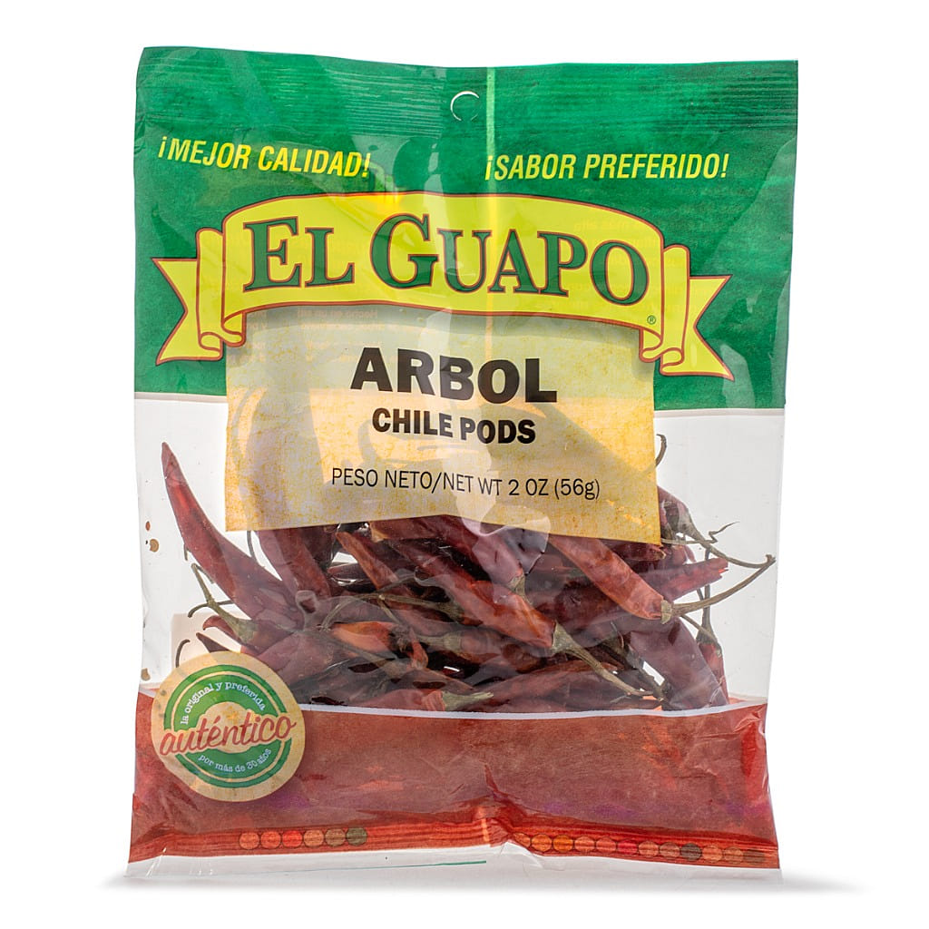 El Guapo 통 건조 아르볼 칠리 2 온스