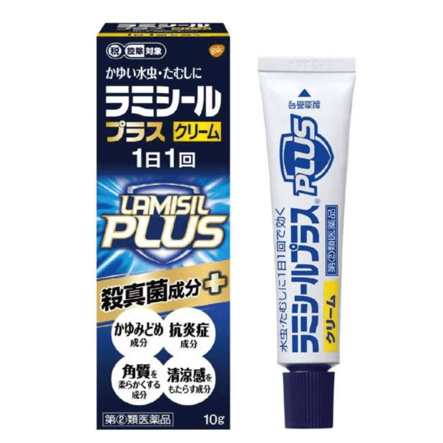 [Japan Direct Shipping] GSK Comfort Lamisil plus Upgraded Version Antifungal Cream for beriberi Fungus infect ending Moisturizing Cream 10g