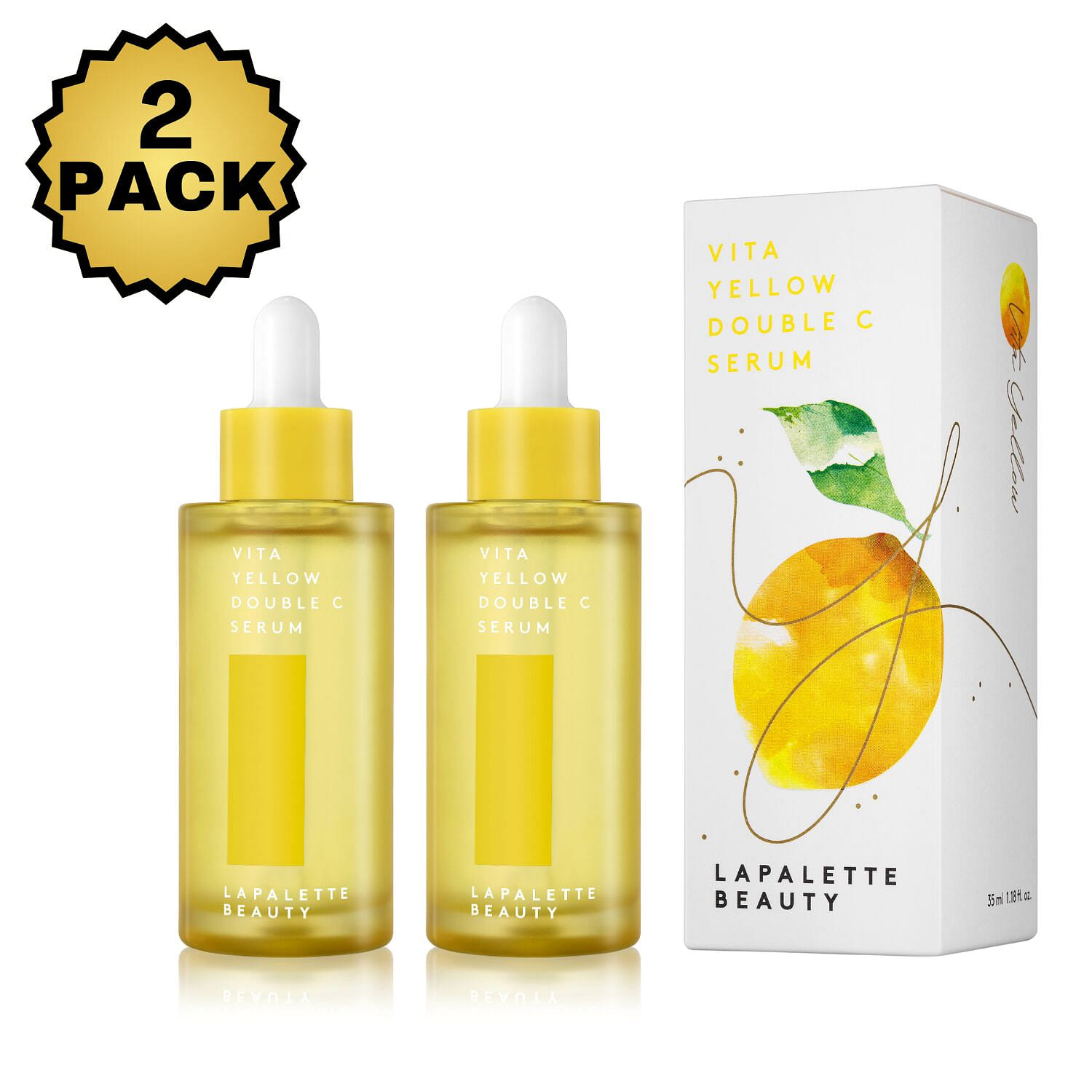 Lapalette - Vita Yellow Double C Serum 2-Pack 35 มิลลิลิตร