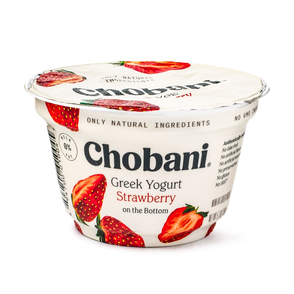 Chobani 그릭 요거트 딸기맛 5.3 온스