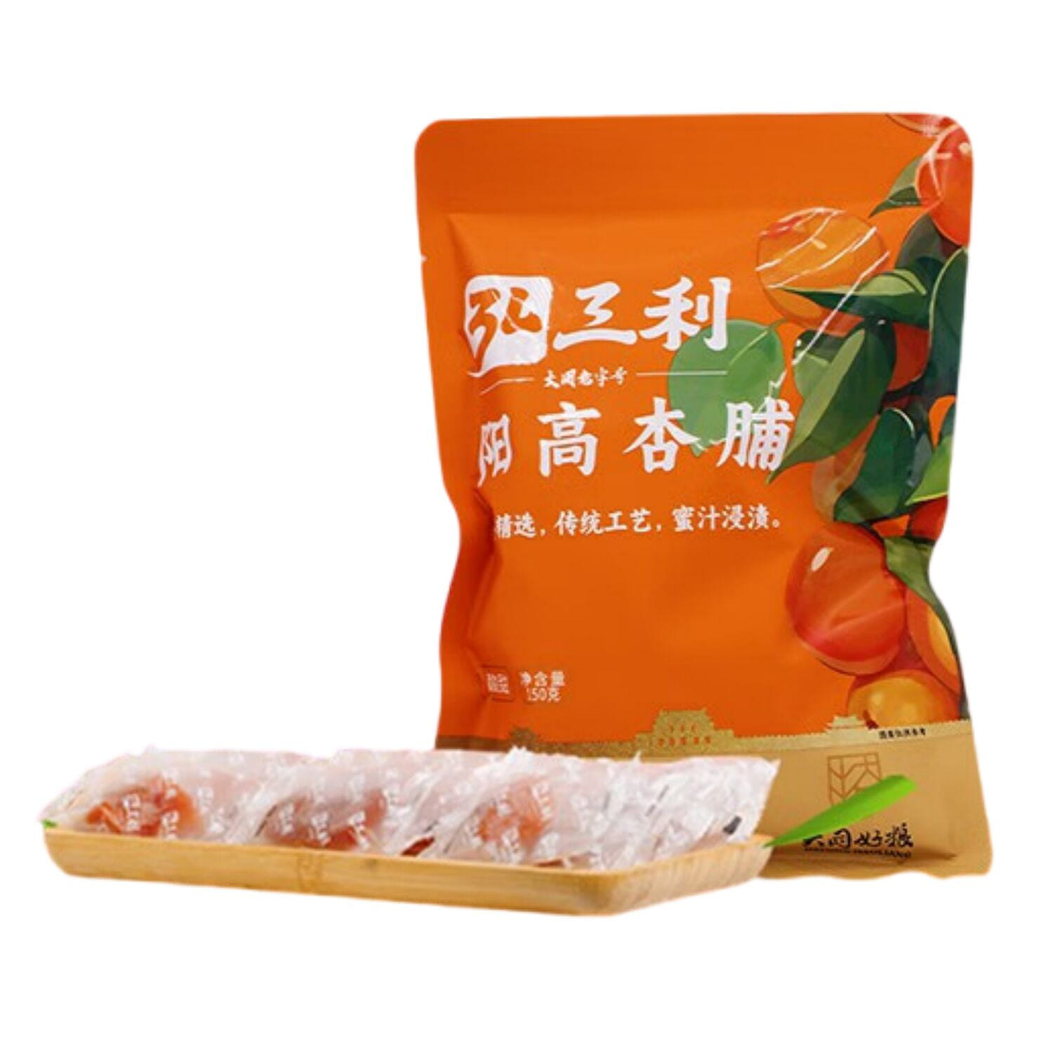 杏干杏脯 酸甜口 蜜饯果脯 水果干 休闲零食 150 克