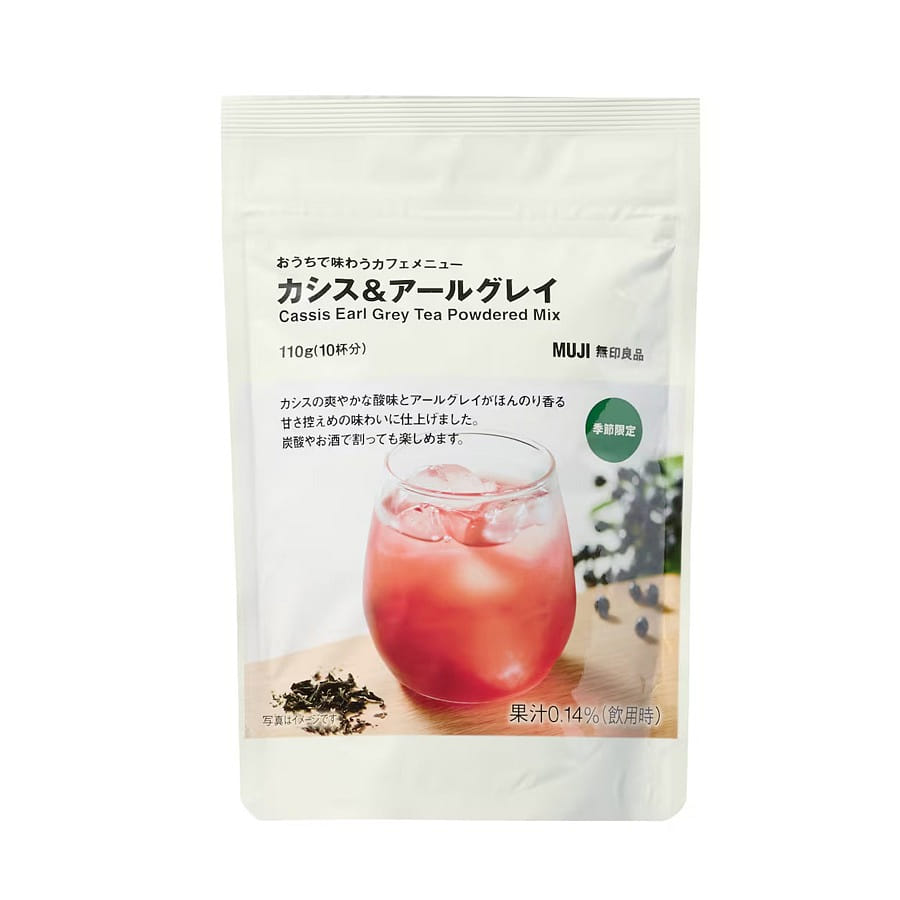 MUJI Cassis & Earl Grey Tea Drink 110 g