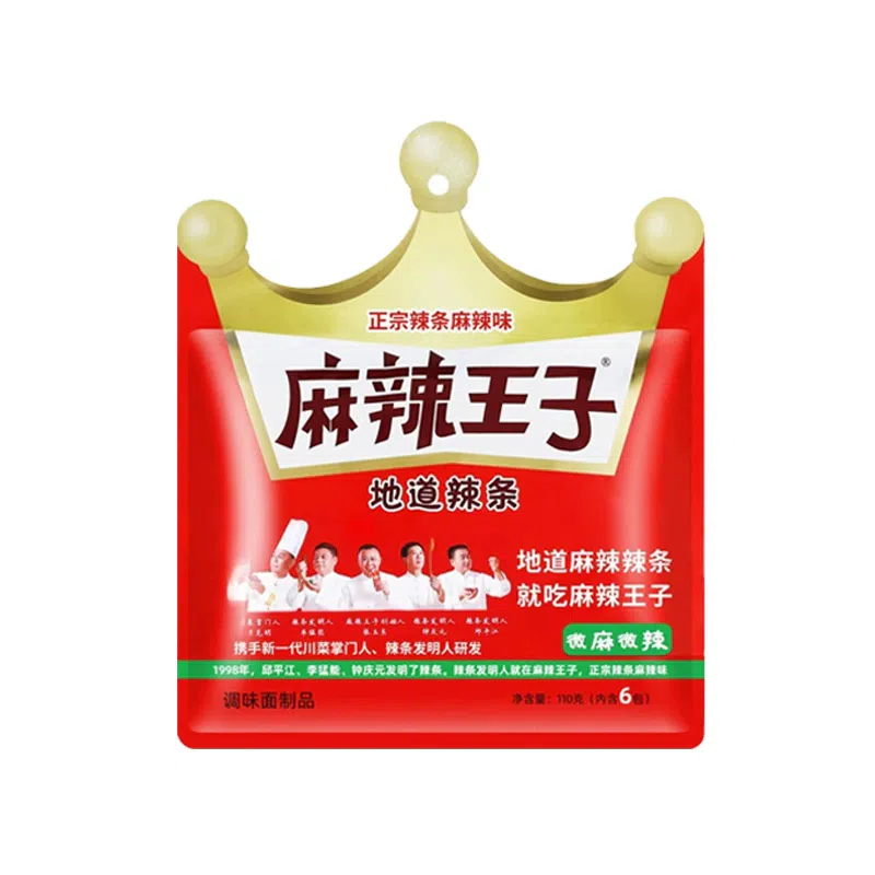 麻辣王子辣条独立包装微麻微辣110g*1包 110 克