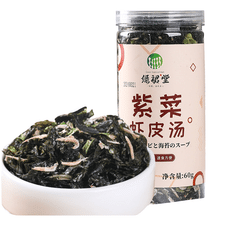 Dried seaweed and shrimps soup package 2 boxes 60 g