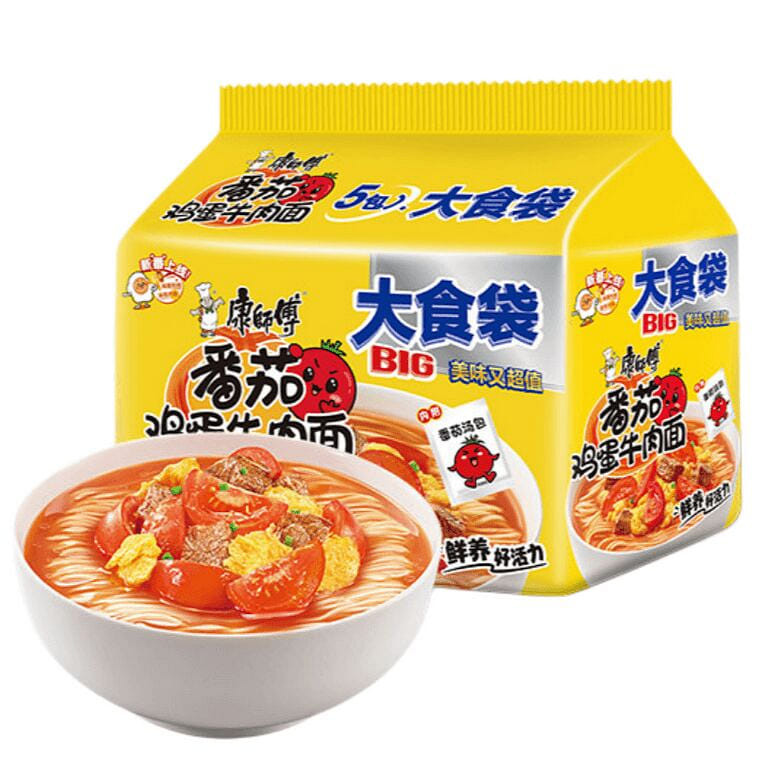Master Kong Tomato Beef Noodles - 152g x 5 Bags 5 box