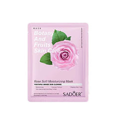 Botanical Facial Mask Hydration Boost Soothe Nourish Calming -Rose 10Sheets 1 each