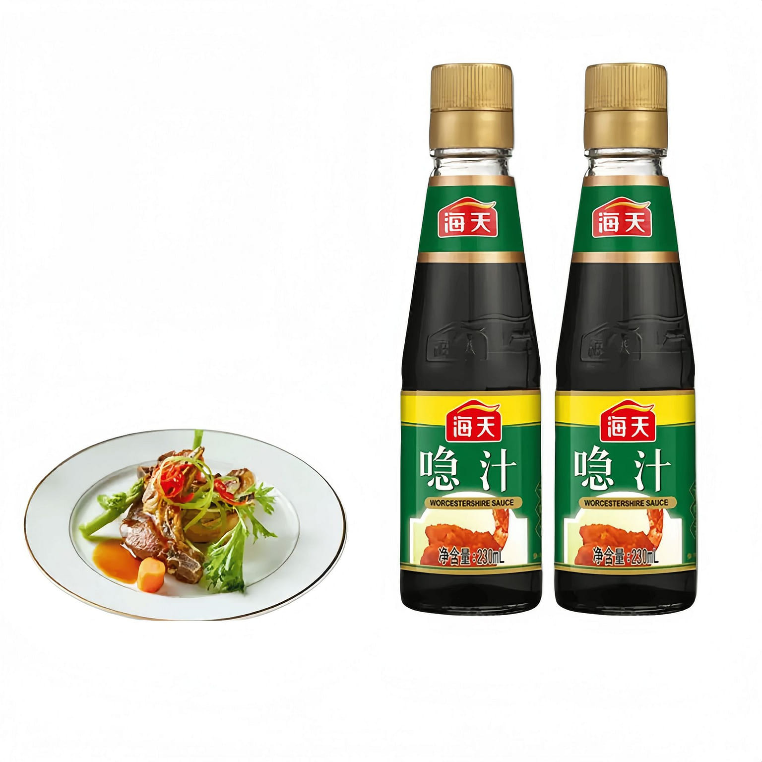 1 bottle of 230ml Haitian soy sauce 230 g