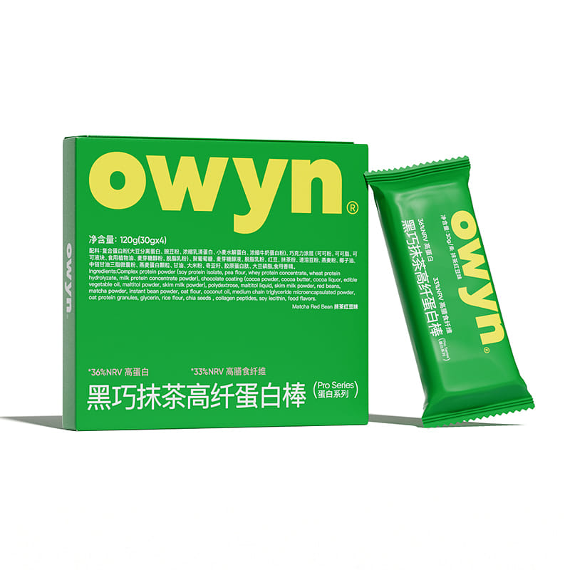 [Low Calorie Fat Low Calorie] Dark Chocolate Matcha Flavor  waffles protein bar 1 phần