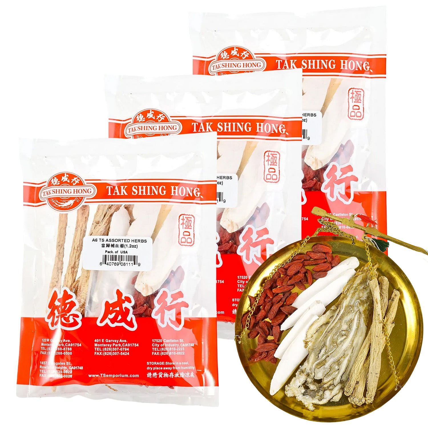 Tak Shing Hong Dang Gui Blood Nourishing Soup Pack 3 ส่วน