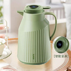 苏泊尔 保温壶保温瓶 智能显温 玻璃红胆热水开水瓶 1.45L 白色款 1 份