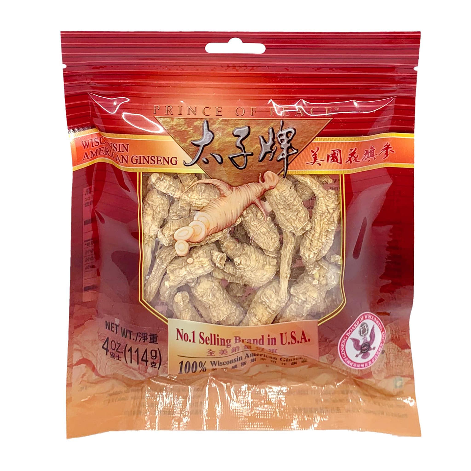 Prince of Peace Wisconsin American Ginseng 4oz 1 個