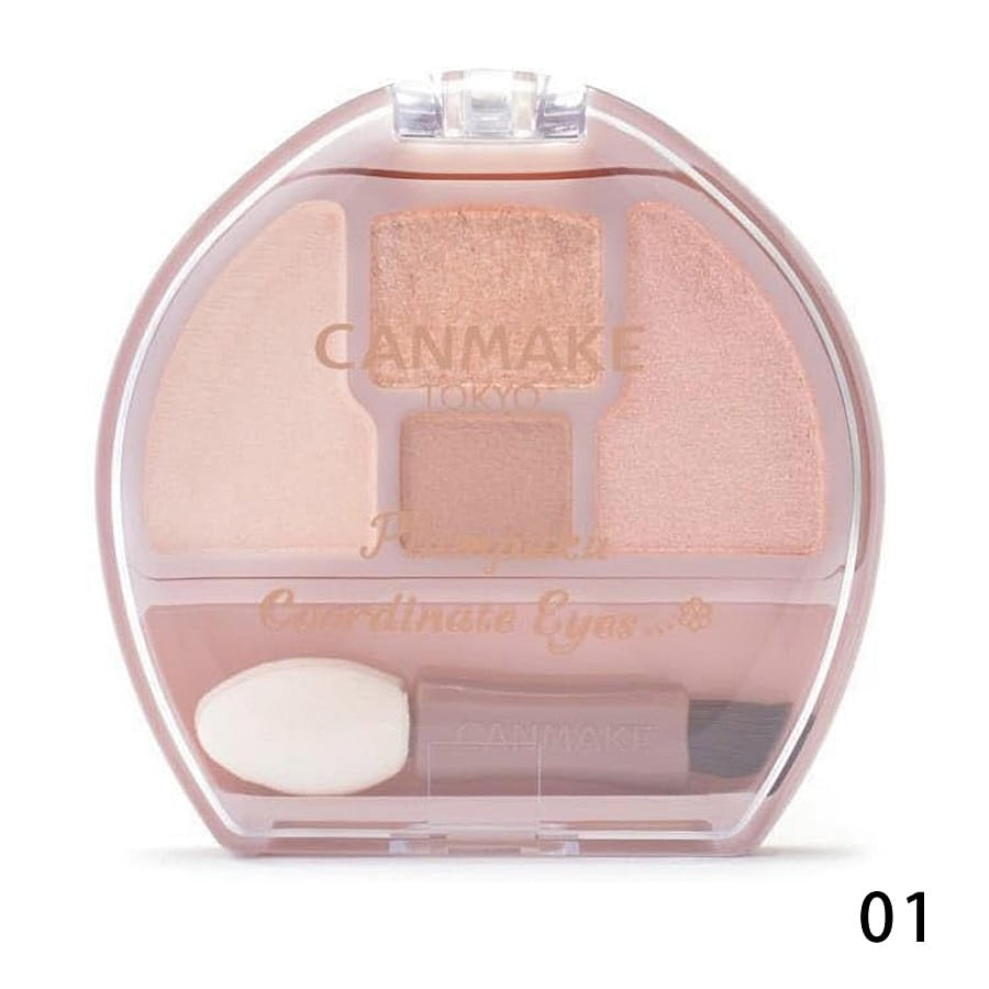 CANMAKE Plunpuku Corde Eyes Eye Shadow For Teardrop Bags 01 Apricot Plump 1 อัน