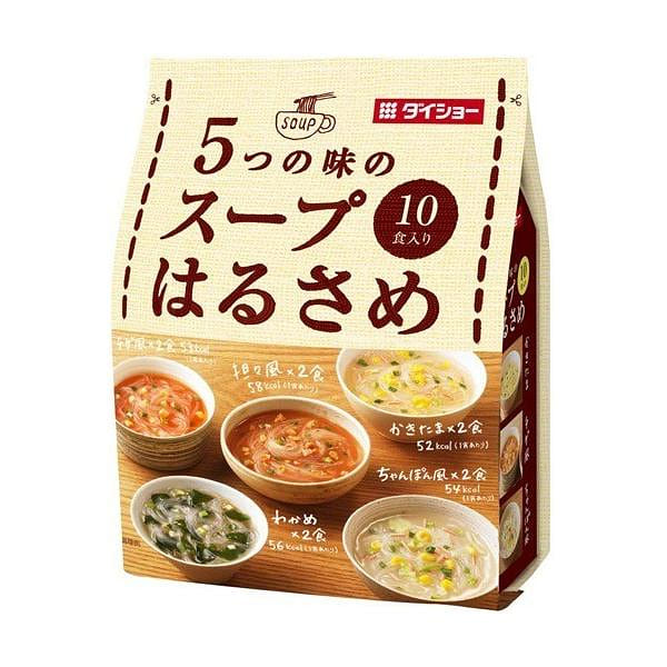 Daisho Harusame Soup With 5 Flavors 10 Bags 10 개입