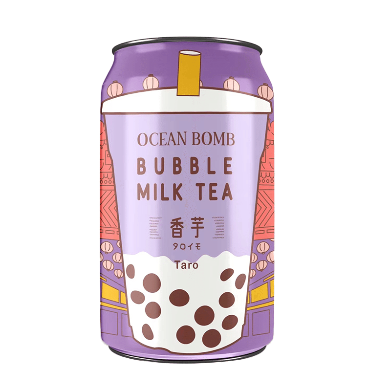 Bubble Milk Tea Drink Taro Flavor 315 밀리리터