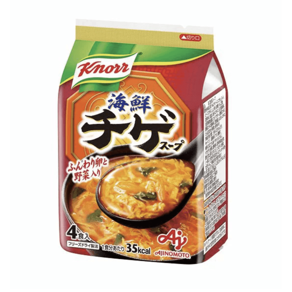 「日本直送」味の素・クノール　海鮮チゲスープ　4食袋入り 1 個