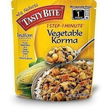 Tasty Bite Vegetable Korma (Ready-to-Eat), 10 oz pouch 10 盎司