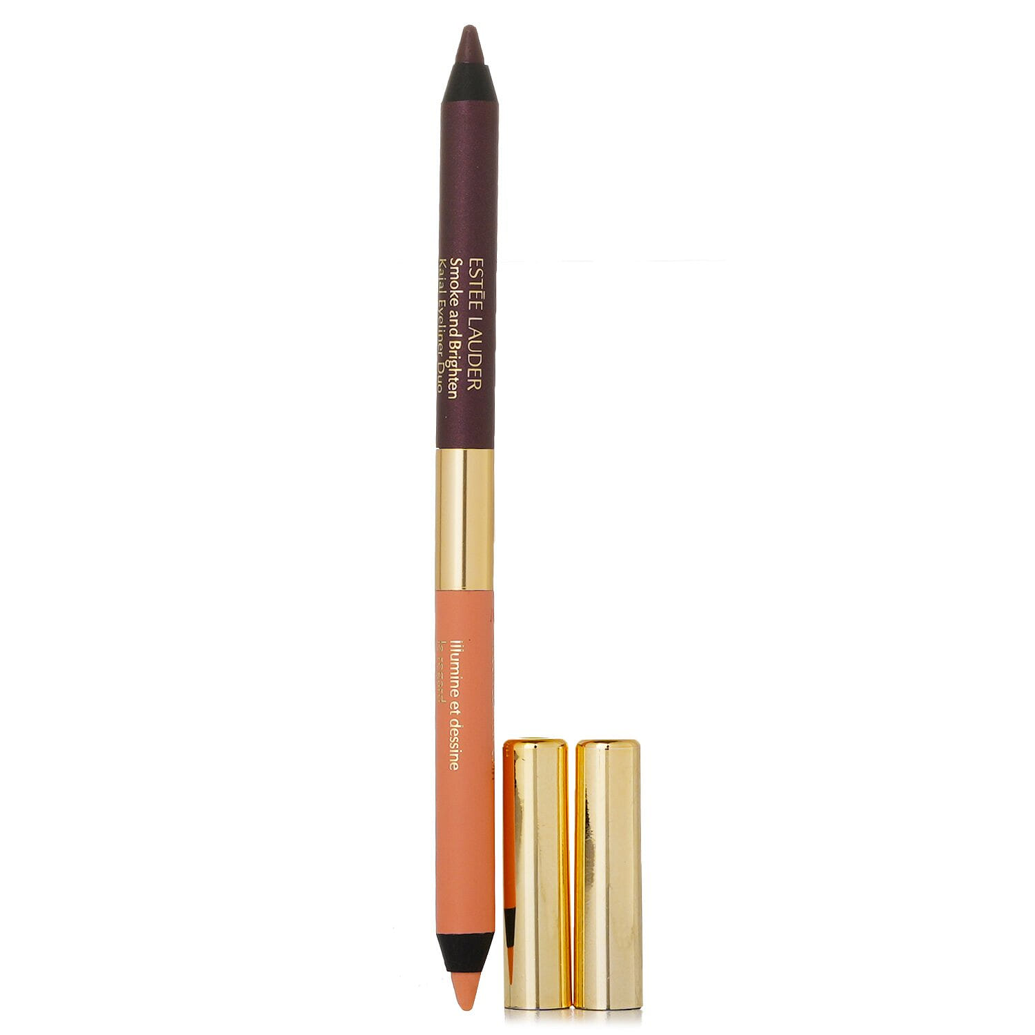 Estee Lauder Smoke And Brighten Kajal Eyeliner Duo - # 02 Bordeaux / 02 Ivory 5 กรัม