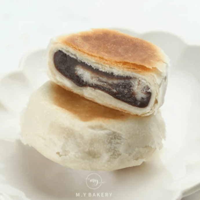 Pastel de mochi (frijol rojo) 2 piezas 1 unidad