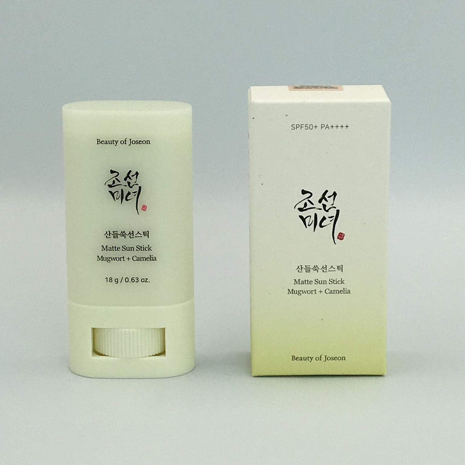 Beauty of Joseon Matte Sun Stick : Mugwort+Camelia 18 グラム