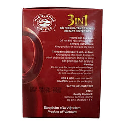 Highlands Coffee 3in1 Instant Coffee 20 count