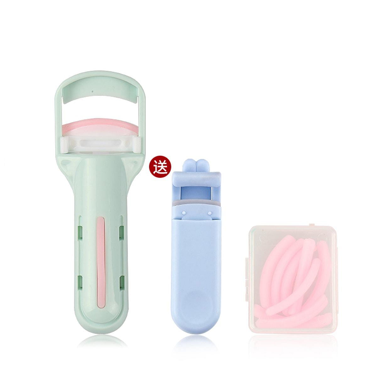 속눈썹 뷰러 세트 – 소형 국소 뷰러 증정 + 교체용 고무패드 8개 포함 1 count
