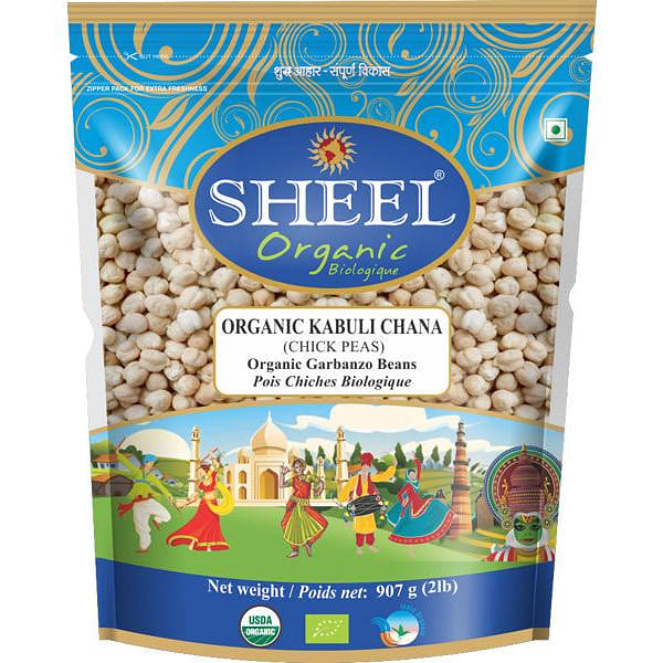 Organic Kabuli Chana / Chick Peas - 2 Lb (907g) 1 phần