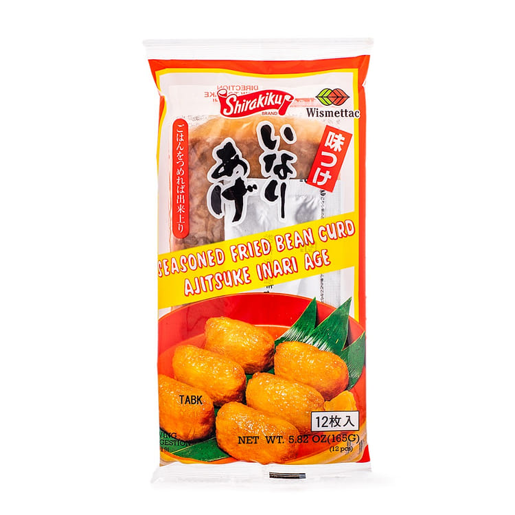 おゆになります。 Shirakiku 味付け いなりあげ（12枚入り） 165 グラム - Weee!