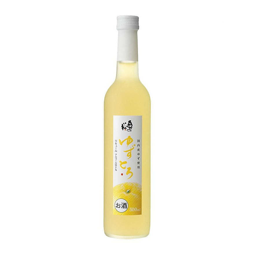 Okunomatsu Yuzu Momotoro Sake 7.2% 500 ml