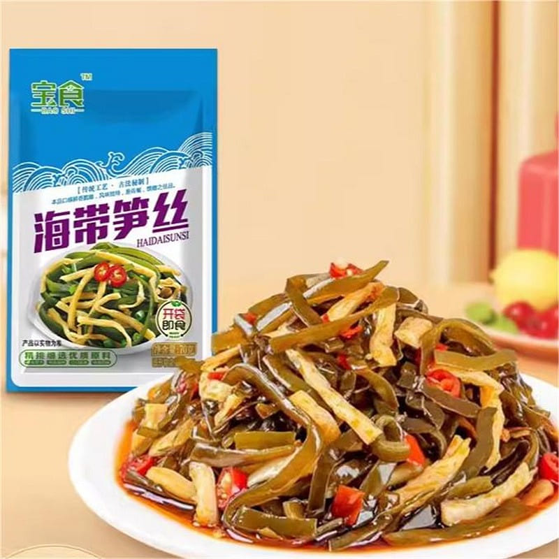 BaoShi Shredded Seaweed and Bamboo Shoots 70g Instant Dining 1 ส่วน