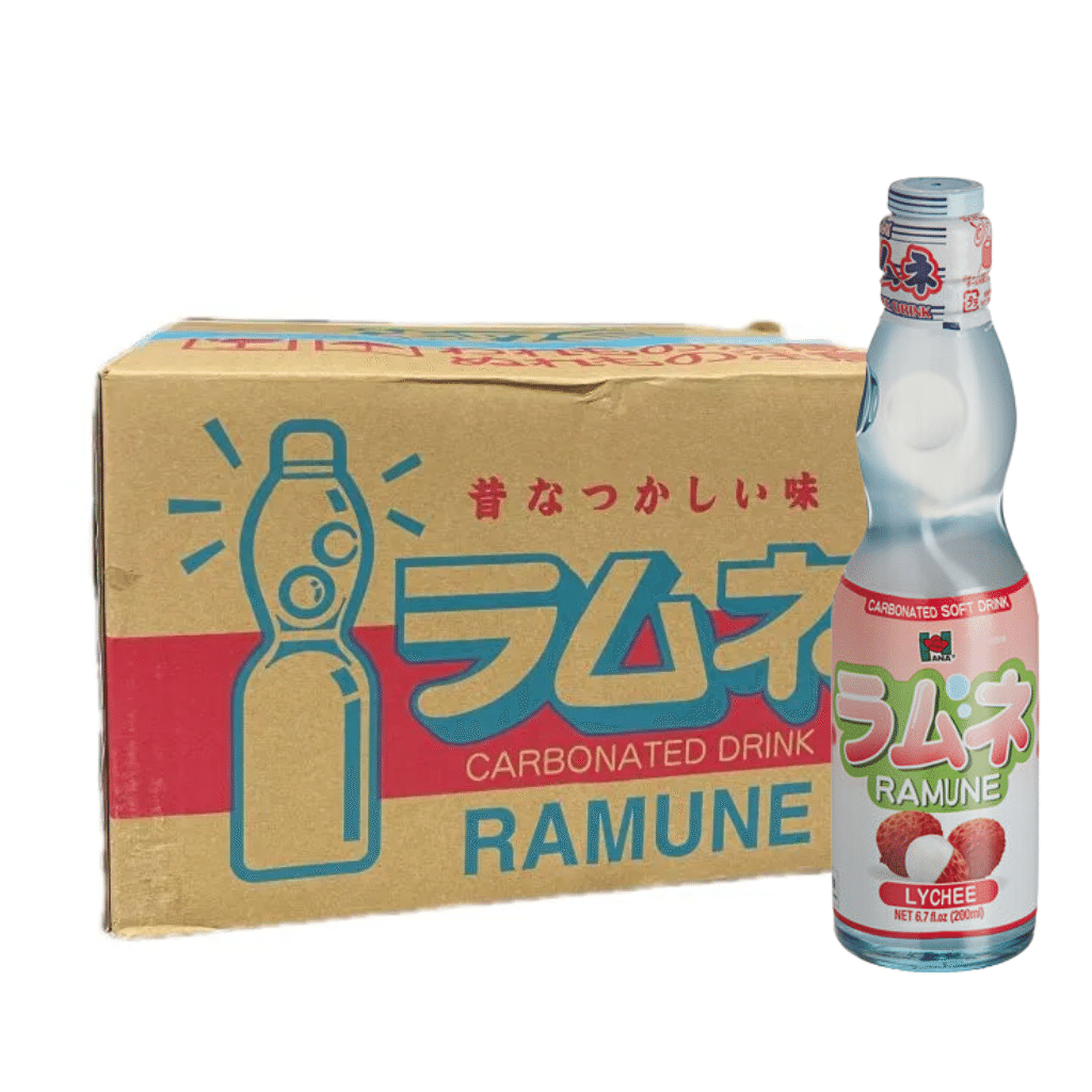 Hana Ramune Lychee Soda 6.7oz pack of 24 1 개