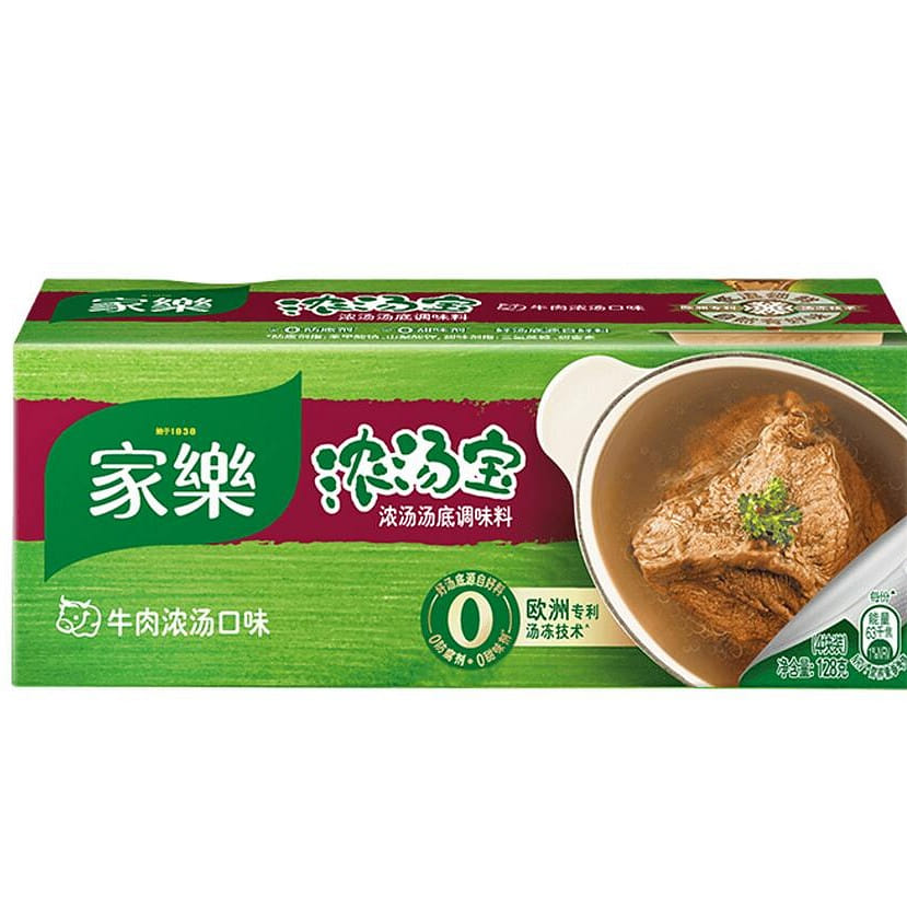 Knorr Soup Treasure Concentrated soup stock for home use, no MSG added, 4 pieces 1 케이스