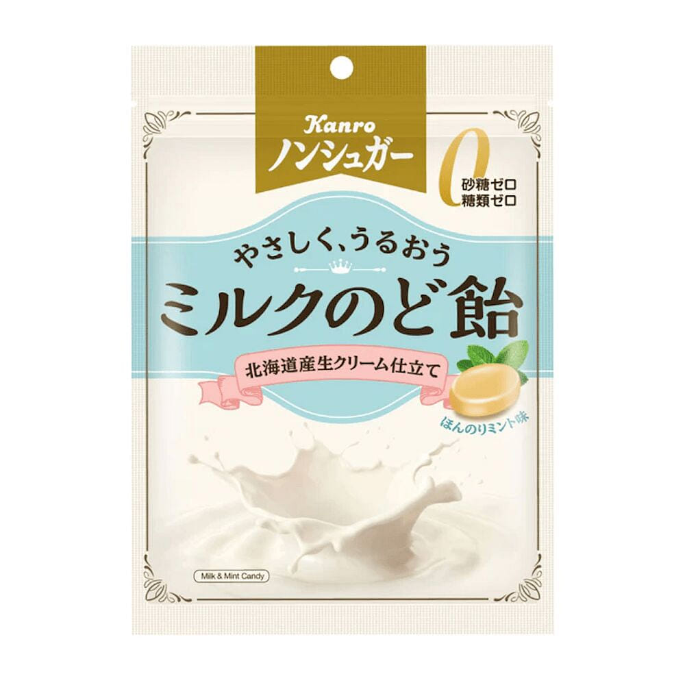 Kanro Non-sugar Milk Throat Candy 72g 1 개입
