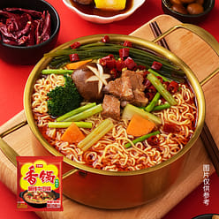 Spicy Beef Flavor Instant Noodles 120g*5 Bags 600 g