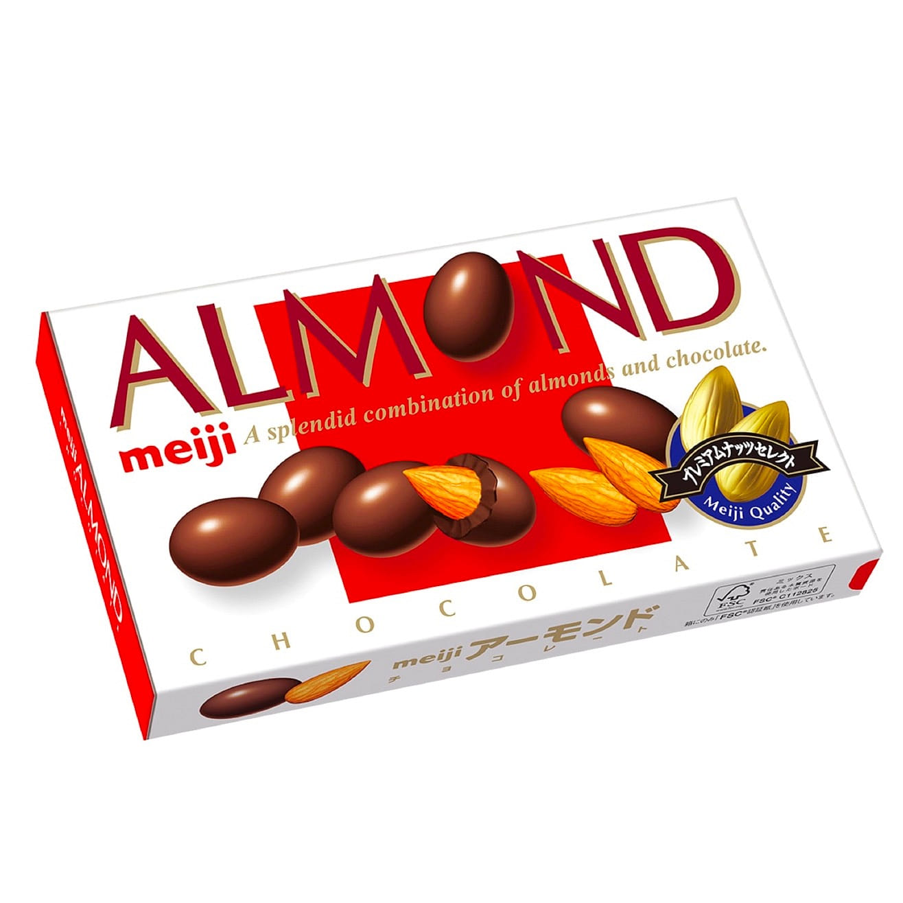 MEIJI ALMOND Chocolate Crispy Crunch Nuts 79g 1 개
