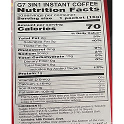 Instant Coffee 3 in 1 320 g