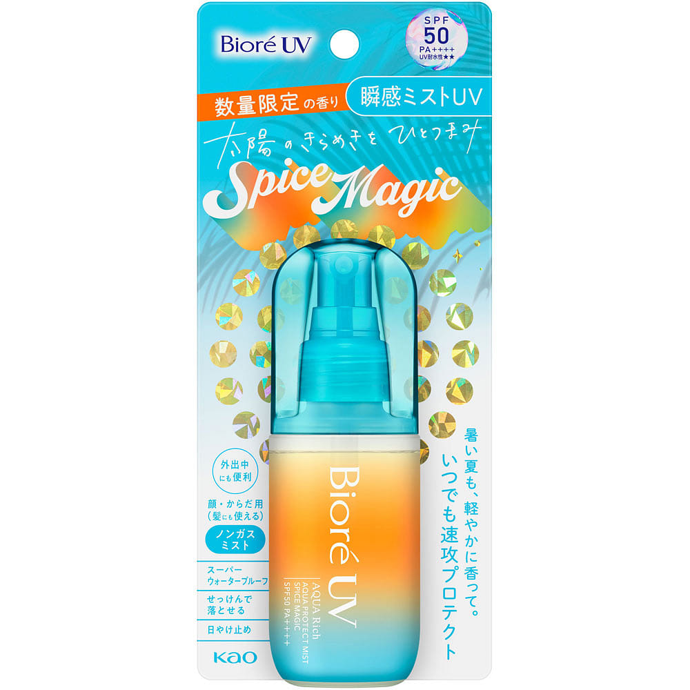 Biore UV Aqua Rich Protect Mist Spice Magic 60ml 1 count