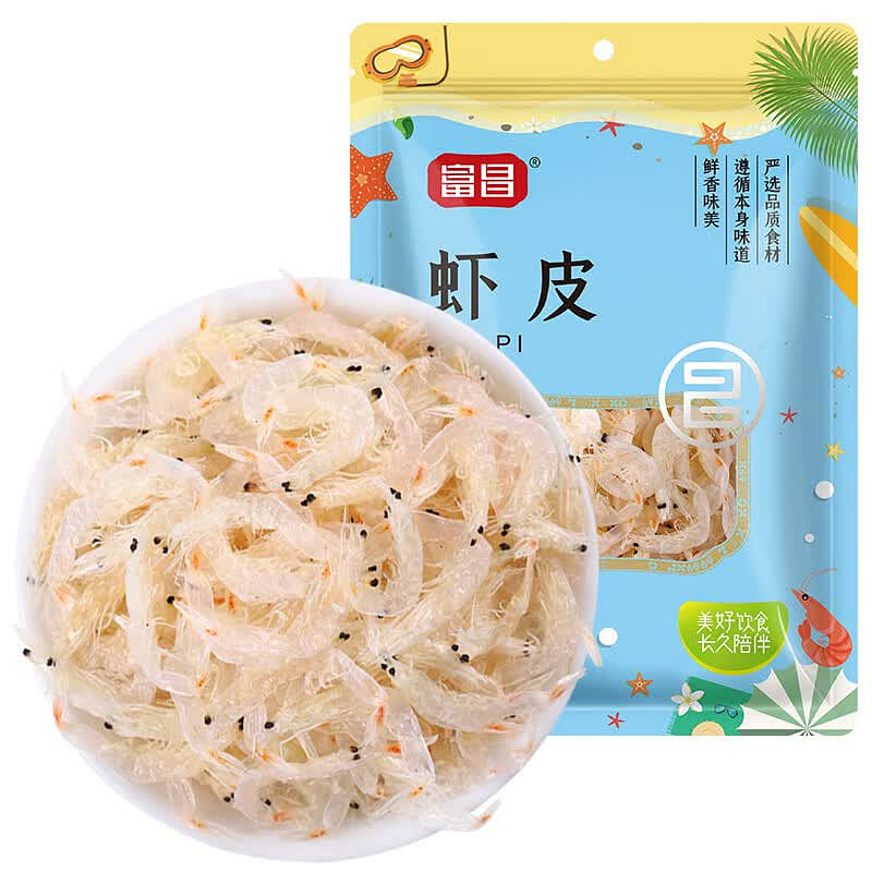 푸창 건새우 60g 작은 새우 해산물 건조품 미역국 재료 조미료 60 그램
