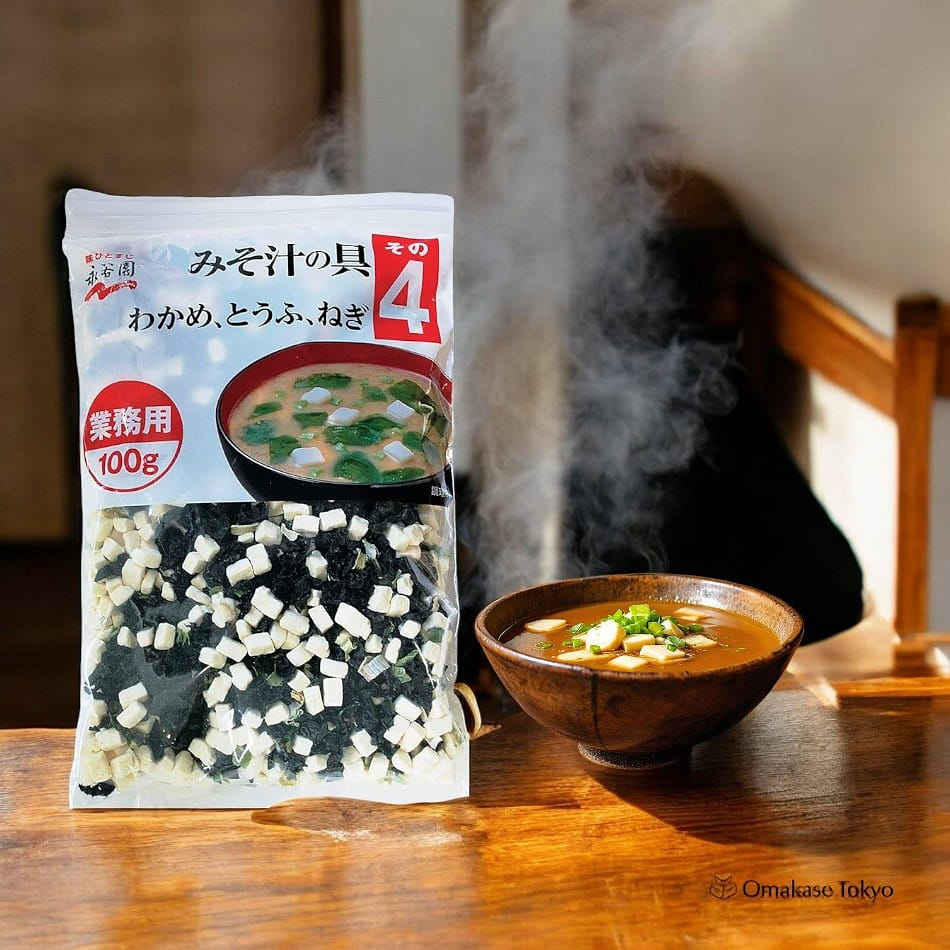 永谷園味噌湯（裙帶菜、豆腐、蔥） 100 克