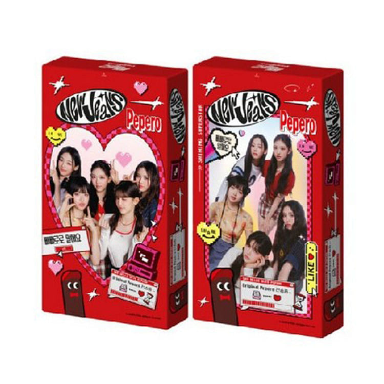 Lotte Pepero New Jeans 4種 スペシャル・エディション Get [New jeans Limited Edition] Lotte Pepero x NewJeans