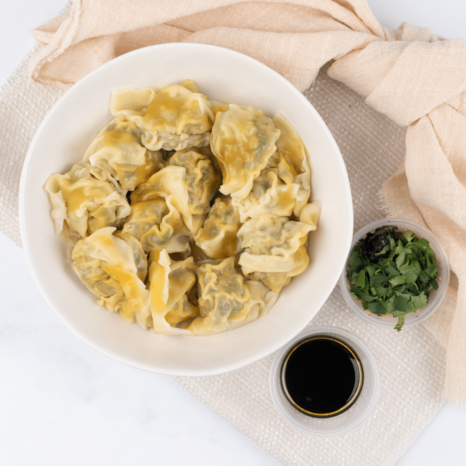 Shanghai Wonton W/pork&shepherd's purse 12 pieces 1 個