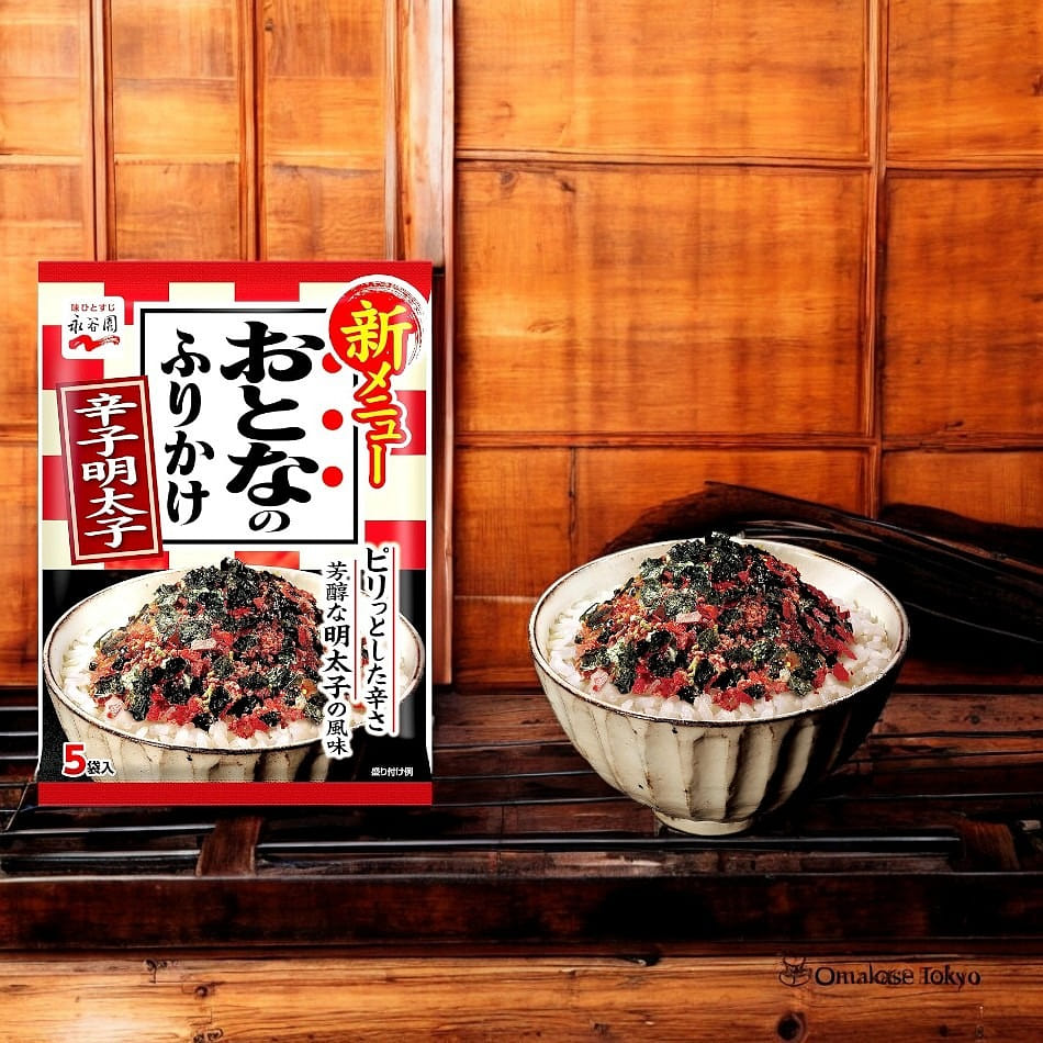 Nagatanien Adult Furikake Spicy Cod Roe 5 Packs 100 g