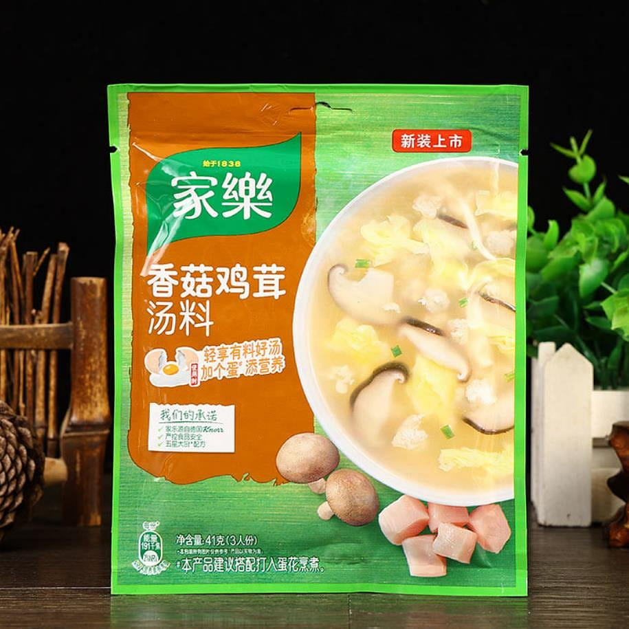 Henan specialty Jiale Mushroom Chicken soup 32g/ bag 32 กรัม