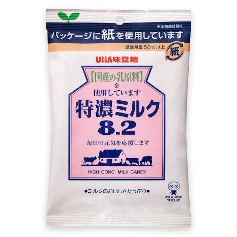 UHA Mikakuto Tokunou Milk 8.2 Candy 85g 1 pack